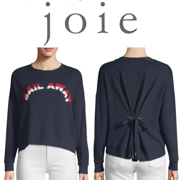 Joie Sweaters - NWT $228 Joie 💕 Lenexa Sweatshirt Nautical Sail Away Yacht Casual Top Crewneck